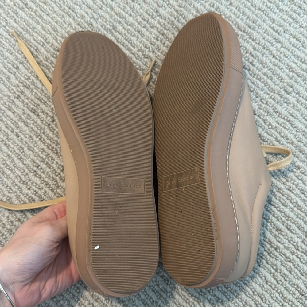 Acne Studios Beige Sneakers size 39 leather - Picture 3 of 4